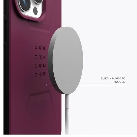 Urban Armor Gear case for iPhone 15 pro in Bordeaux NWT - Picture 5 of 8